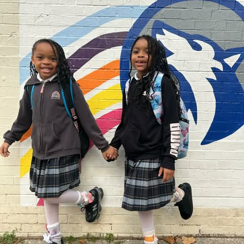 P.S. 154 students engaged in classroom learning